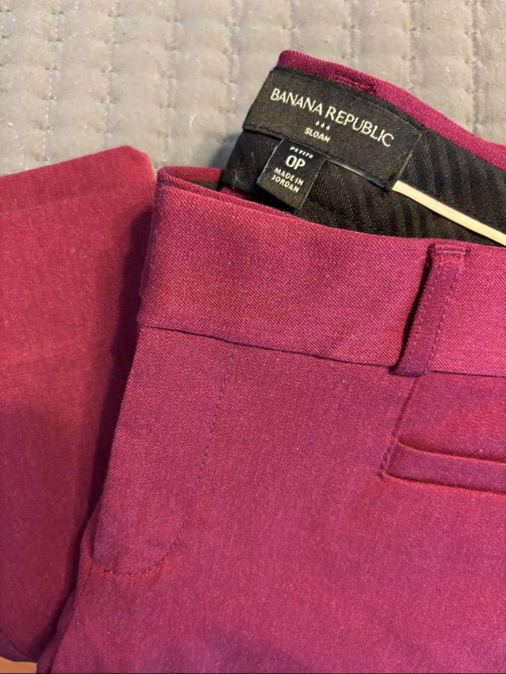 Banana Republic Sloan Straight-Leg Jeans in Berry
